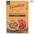 Bionaturae Organic Sourdough Penne Rigate &amp Fusilli Pasta Noodles - Italian Spiral Pasta Dried Pasta Penne Curly Corkscrew Pasta Made with Durum Wheat Non GMO USDA Organic - 1.5 lb (Pack of 2