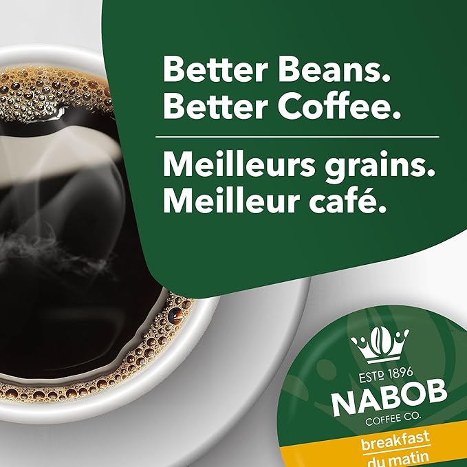 Tassimo Nabob Breakfast Blend Coffee 70 T-Discs (5 Boxes of 14 T-Discs) {Imported from Canada}