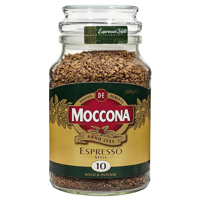 Moccona Freeze Dried Instance Coffee 200g (Espresso Style (Bold &amp Intense))