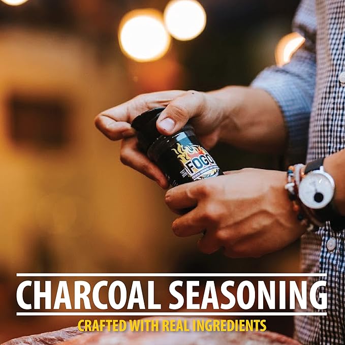 FOGO The Rub Charcoal Seasoning for Meat Perfect for Grilling and Smoking BBQ 5.5 Ounce Shaker Bottle 4 Pack