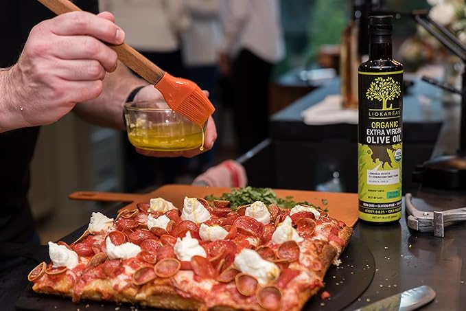 Organic Extra Virgin Olive Oil – Premium Single-Source Greek EVOO with Cold-Pressed Koroneiki Olives – High Phenolic Content Unfiltered &amp Pure – For Heart Health &amp Gourmet Cooking – 500ml