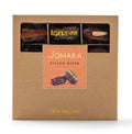 Jomara Filled Dates Assorted Gifting KraftBox S 7.8oz / 220g | 3 Flavors: Pistachio Roasted Almond Orange Peel