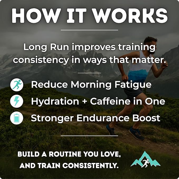 Long Run Coffee – Hydrating Coffee with Electrolytes – All Natural Energy + Hydration + Recovery for Athletes – Stomach Friendly Electrolyte Coffee for Runners (5 lb Mint Cookie)