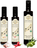 Hot Chili &amp Garlic Infused EVOO (2 x 8.45 Fl.Oz.) and Classic Blend EVOO (16.9 Fl.Oz.) - 100% Italian premium quality Olive Oil - COSTABILE