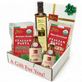 Papa Vince Italian Food Basket - Gourmet Gifts for Adults &amp Families Made in Italy with Organic Pasta Sauce &amp Olive Oil from our family in Sicily