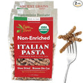 Papa Vince Organic Italian Pasta - Imported Whole Wheat Heirloom Grain from Italy: Non-Enriched Bronze Die-Cut High Fiber Slow Carb Slow-Dried Artisan Busiate Pasta Made in Italy