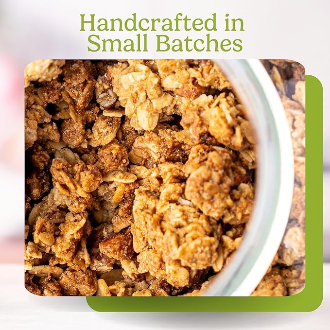 Jessica’s Pecan Almond Granola - Handmade Non-GMO Gluten-Free Whole Grain 11oz (3 Pack)