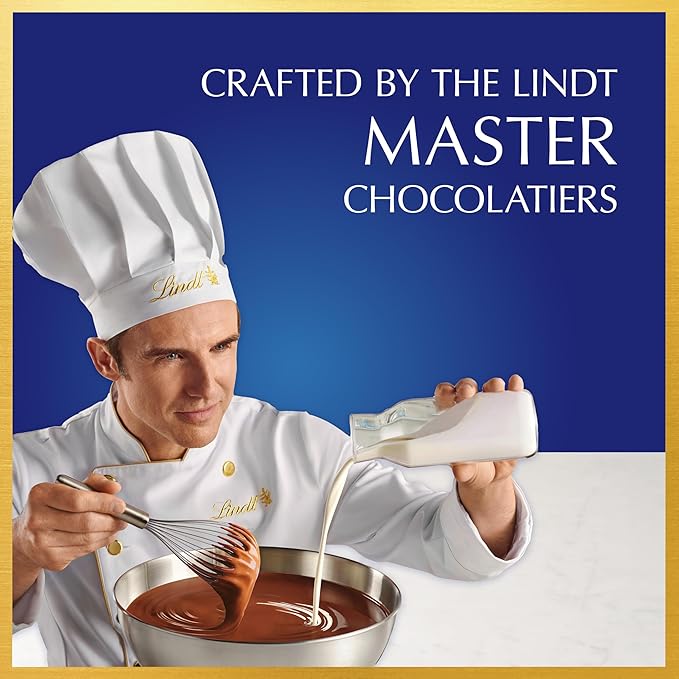 Lindt CLASSIC RECIPE Toffee and Sea Salt Milk Chocolate Candy Bar 4.4 oz. 12 Pack