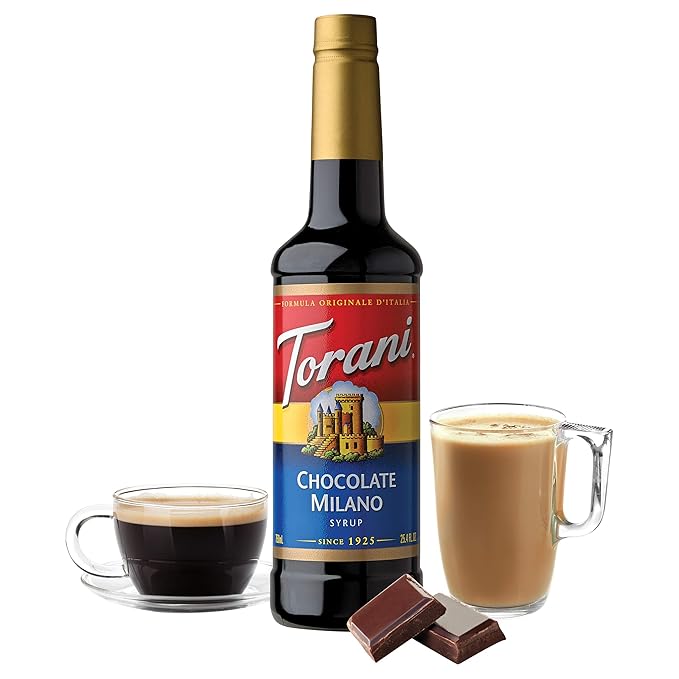 Torani Syrup Chocolate Milano 25.4 Ounces (Pack of 4)