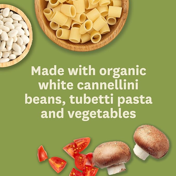 Amy's Organic Classic Italian Pasta Fagioli Soup Dairy Free Non GMO 13.65 Ounces (Pack Of 12)