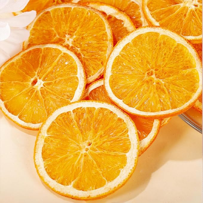 TXDYNLLK Dried Orange Slices 17.6oz(500g) Dehydrated Oranges for Vibrant Cocktails Festive Christmas Decor Aromatic Candles Creative Crafts-Citrus Wheels Perfect for Flavorful Fruit Tea