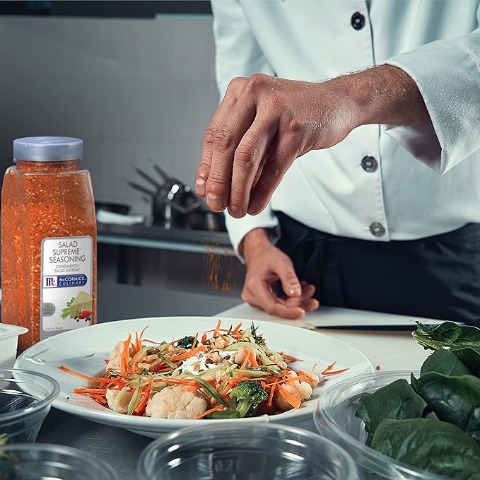 McCormick Culinary Salad Supreme Seasoning 24 oz - One 24 Ounce Container of Salad Seasoning with High-Quality Spices Use in Pasta Salads Traditional Salads Vegetables and More