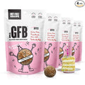 The GFB Birthday Cake Cookie Protein Bites - Allergen Friendly &amp Nut Free - Gluten Free Plant Based Non GMO Sustainably Made – Ridiculously Tasty Healthy Protein Energy Balls 4 oz (4 Count)