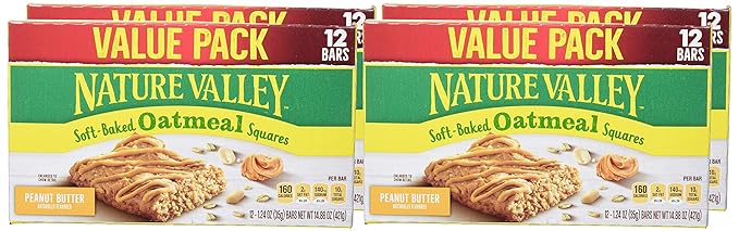 Nature Valley Soft-Baked Oatmeal Squares Peanut Butter 4Count