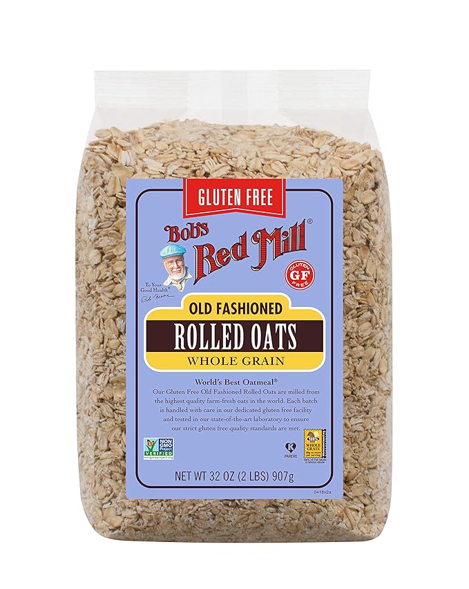 Bob's Red Mill Gluten Free Old Fashion Rolled Oats 32-ounce (Pack of 4)