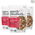 Purely Elizabeth Cranberry Pecan Ancient Grain Granola Gluten-Free Non-GMO 12 Oz Bags (Pack of 3)