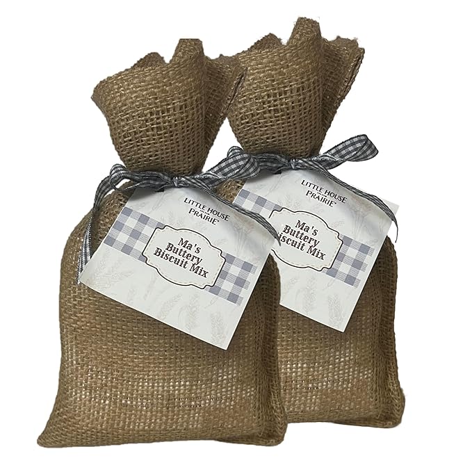 SET OF TWO - Officially Licensed Little House on the Prairie NEW Pantry Mixes Presents Ma's Buttery Biscuit Baking Mix. Easy Enough for Mommy and Me Baking!