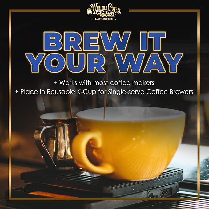 Mt. Whitney Organic Gayo Mountain Sumatra Medium Dark Roast Low Acid Coffee (Whole Bean 12 Oz)