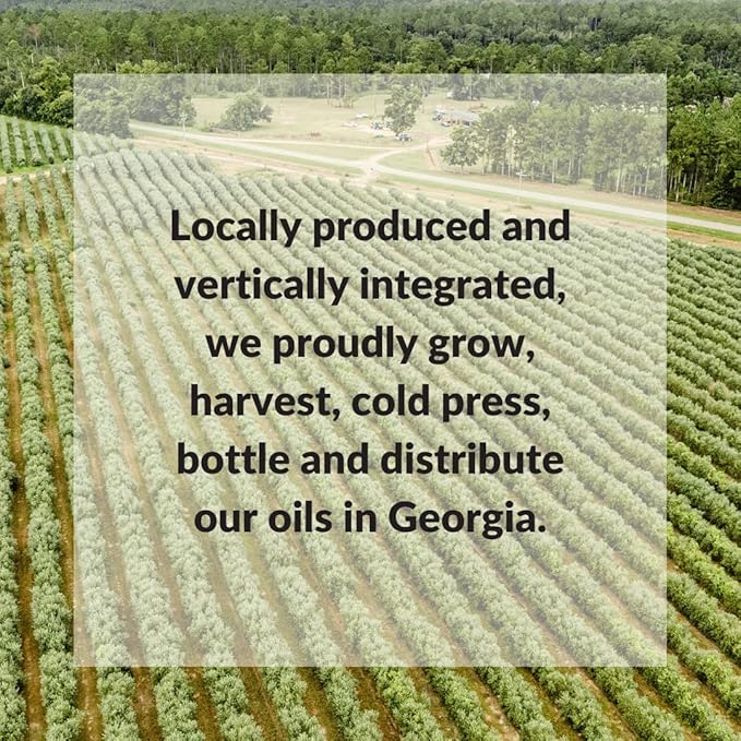 Fresh Press Farms Cold Pressed Mild Extra Virgin Olive Oil 16.4 Fl Oz (Pack of 2) Georgia Grown 100% American Made Unrefined Certified Whole30 Non-GMO Keto Paleo Gluten Free