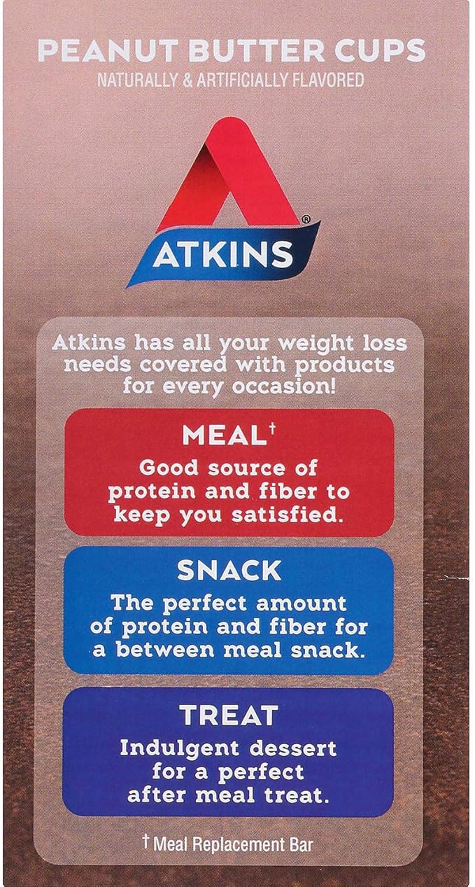 Atkins Endulge Peanut Butter Cups Pack 26.4 Ounce (Pack of 44)