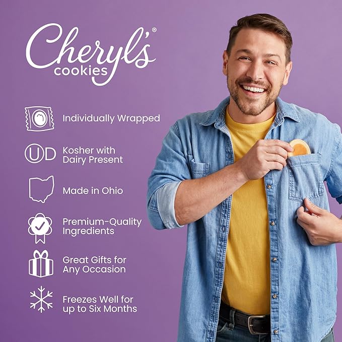 Cheryl's Cookies® Buttercream-Frosted Banana Pudding Cookie Flavor Box 12 Cookies Individually Wrapped Gourmet &amp Fresh Delivery – Gift for Loved Ones Family Friends Coworkers
