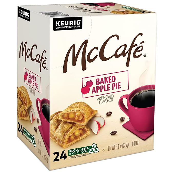 McCafe Baked Apple Pie Coffee Keurig Single Serve K-Cup Pods 96 Count