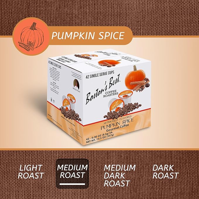 Boston's Best Single Serve Coffee Pumpkin Spice12.6 oz 42 Count