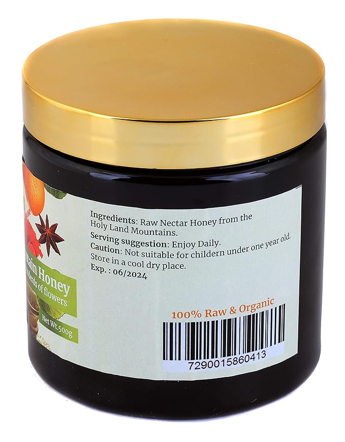 Hekma Center Mountain Honey - Raw Nectar Honey - Vegan