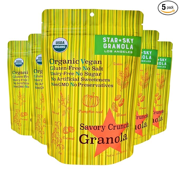 Star Sky Granola Pack of 5 (SAVORY CRUNCH)