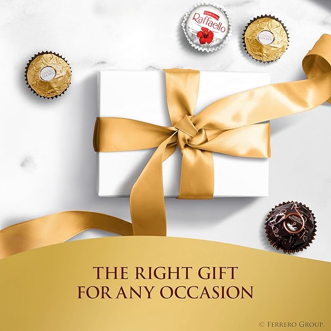 Ferrero Collection Premium Assorted Hazelnut Dark Chocolate and Coconut 48 Count Premium Treats 6.1 oz