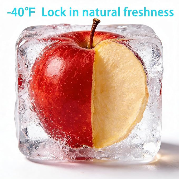DGYLHBJ Freeze Dried Peeled Apple Slices Fuji Apple 7.05oz/200g 100% Natural Apple Crisps Snack No Added Sugar No Additives Vegan Gluten Free