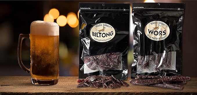 Bledie Lekker® Biltong Droewors Bundle (8oz + 8oz) real South African style