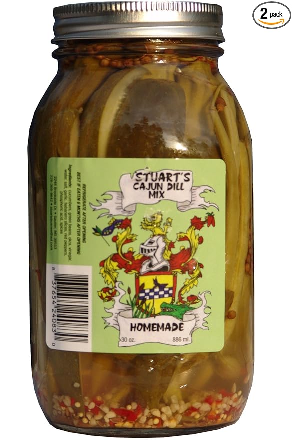 Stuart's Cajun Dill Mix - 2 Quart Jars