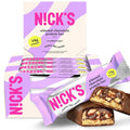 Nick’s Protein Bars Almond Chocolate – 12-Count Box | Protein-Packed Snack Low Calories Low Carbs Keto Friendly No Added Sugar (12 bars x 50g)