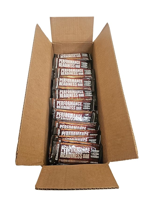 Performance Readiness Bar [Yum Yum Night Night Bone Bar] Full Size (2.3 oz.) Authentic USGI Chocolate Tart Cherry Berry and Salted Caramel (100 Chocolate)