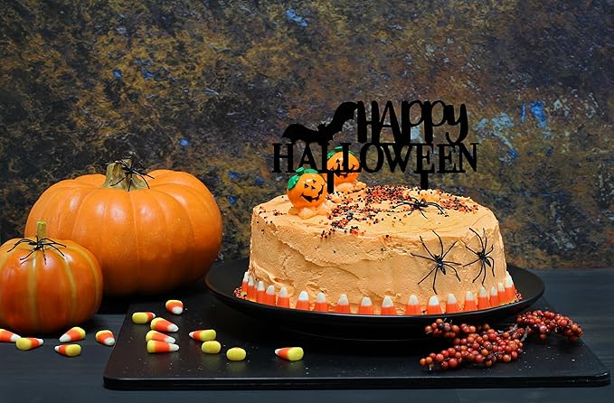 Funfetti Halloween Bundle 2 Chocolate Cake Mixes 1 of each Green and Orange Vanilla Frosting