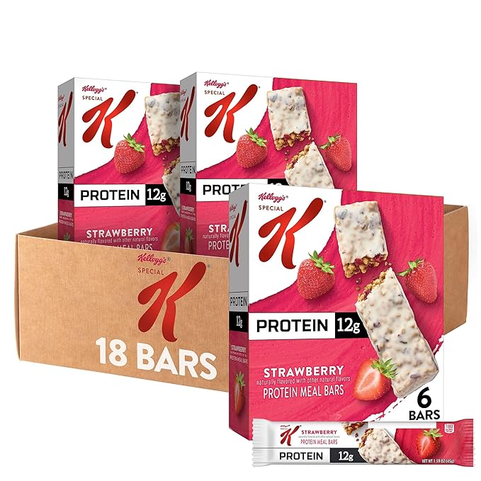Special K Protein Meal Bars 12g Protein Meal Replacement Strawberry (3 Boxes)
