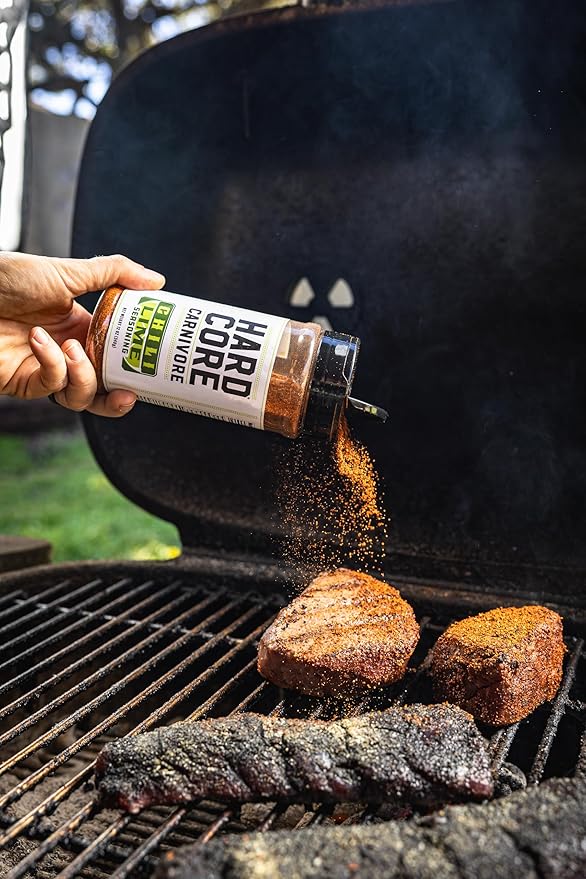 Hardcore Carnivore Chili Lime: Zesty Seasoning Blend (56 oz Mega Pack) Texas-Made Bold Tangy Flavor for Chicken Seafood Veggies Rims and More