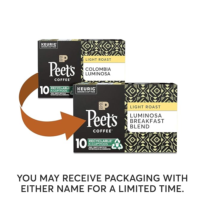 Peet's Coffee K-Cup Pack Colombia Luminosa 10ct