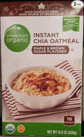 Simple Truth Organic Instant Maple Brown Sugar Chia Oatmeal 10 Ct (Pack of 2)