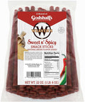 Weaver’s Sweet n' Spicy Snack Sticks (44 sweet and spicy 7” beef and chicken snack sticks per bag)