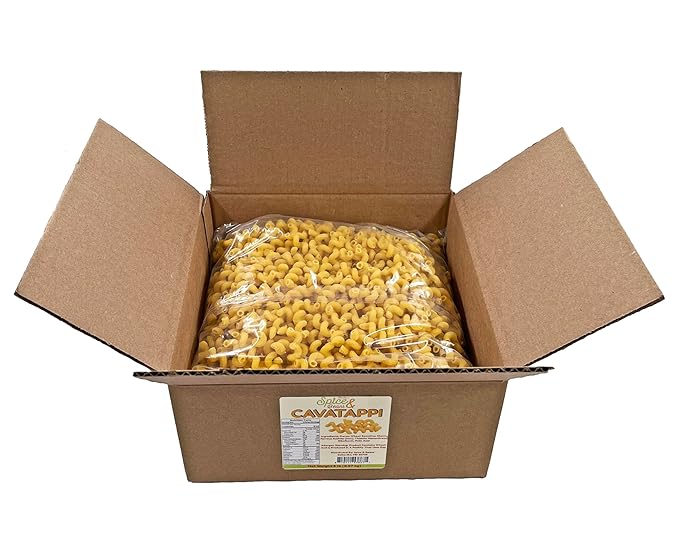 Cavatappi Pasta Noodles | 100% Durum Semolina Flour | by Dasher's Spice &amp Beans | 5 lb.