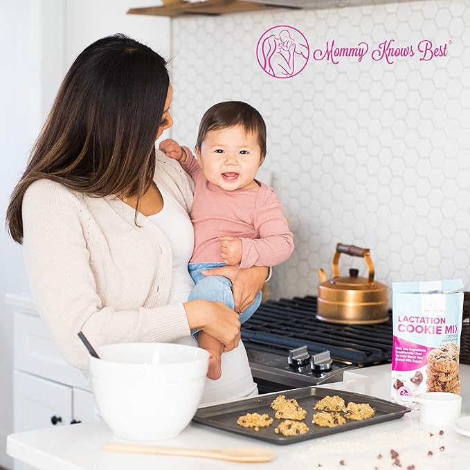 Variety Pack of Lactation Cookies Mix - Oatmeal Breastfeeding Cookie Supplement for Boosting Breast Milk Supply (Rainbow Candy &amp White Chocolate Chip 2 Pounds)