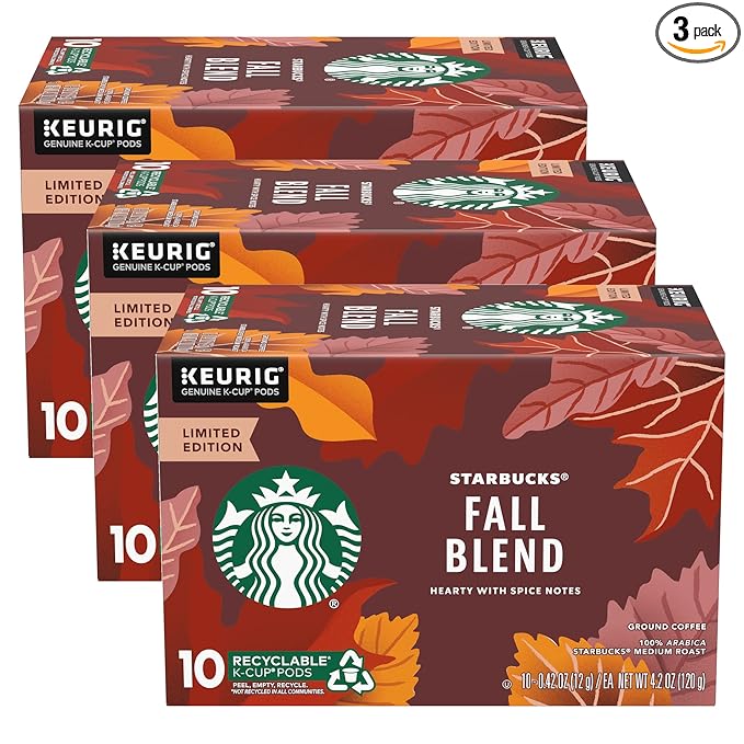 Starbucks French Roast K-Cup Portion Pack for Keurig K-Cup Brewers 10-Count (Pack of 3)