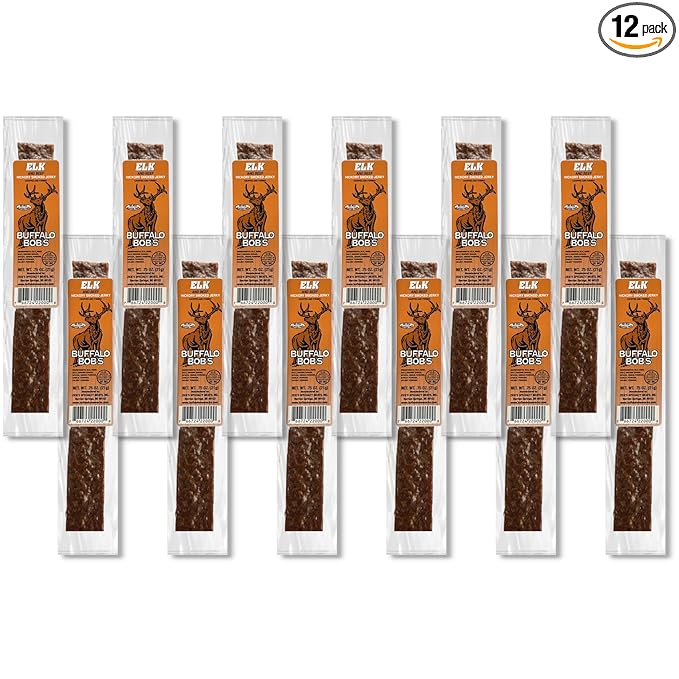 Buffalo Bob's Elk Jerky 12 pack
