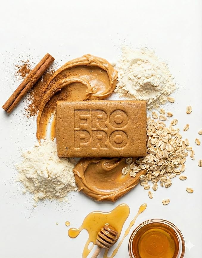 FROPRO Plant Protein Snack Bars - Plant Based Protein Bars All-Natural Gluten Dairy &amp Soy Free High Protein Bars with Low Calories | PB &amp J 12 Pack
