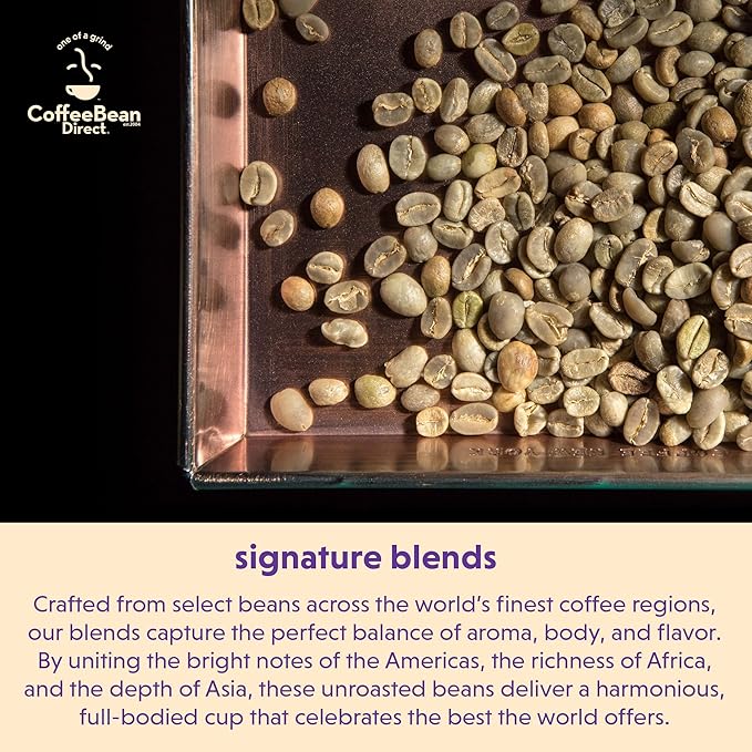 Coffee Bean Direct Unroasted Organic Fair Trade Jamaican Blue Mountain Style 5 Pound (Pack of 1)