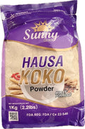 Sunny Gold Hausa Koko Millet Porridge Powder Traditional African Breakfast Mix with Ginger and Cloves (2.2 lbs)