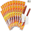 Country Meats Meat Sticks 0 Trans Fat USDA Certified Good Source of Protein Carb Conscious Snack (24 Meat Sticks Hot Cajun)