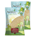 Food to Live Organic Steel Cut Oats 25 Pounds — 100% Whole Grain Irish Oats Non-GMO Cereal Non-Irradiated Vegan Bulk Product of the USA